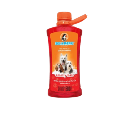 แชมพูกำจัดเห็บหมัดสำหรับสุนัข BEARING สูตร TICK & FLEA ขนาด 1500ML สำหรับสุนัขมีกลิ่นสาบ_1